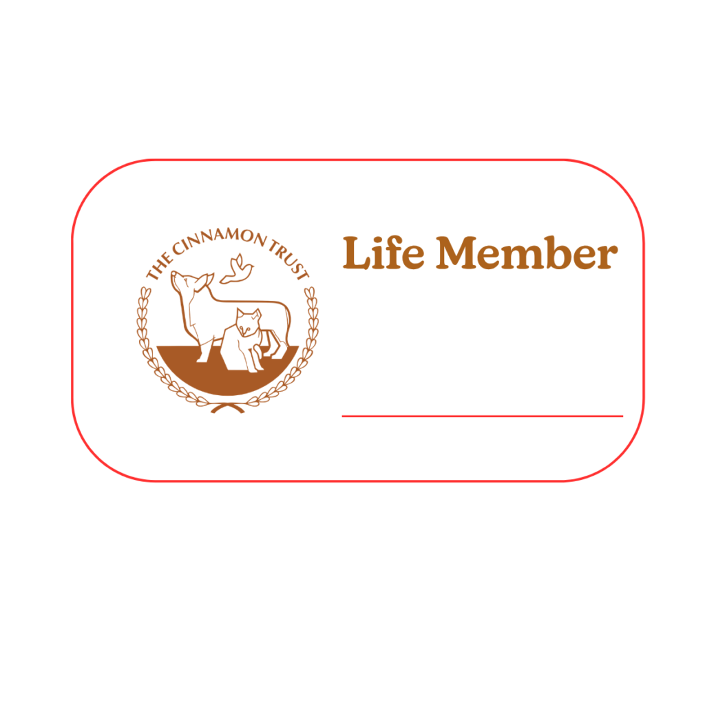 Life Membership from the Cinnamon Trust Charity Webshop | Make a difference with every purchase