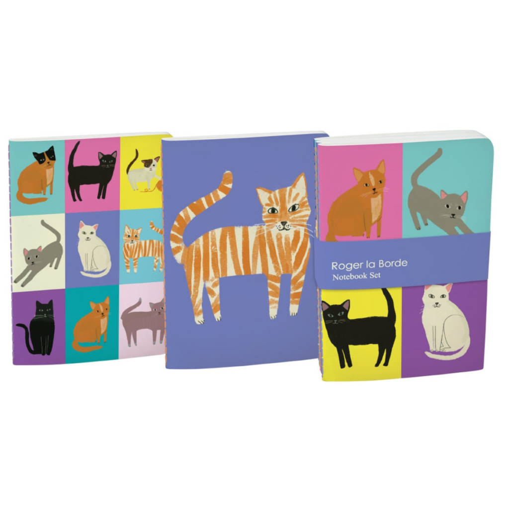 A6 Notebook Set Cats from the Cinnamon Trust Charity Webshop | Make a difference with every purchase