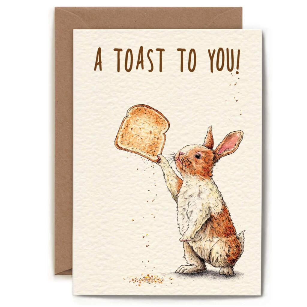 A Toast To You Card from the Cinnamon Trust Charity Webshop | Make a difference with every purchase