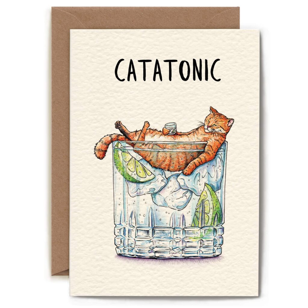 Catatonic Card from the Cinnamon Trust Charity Webshop | Make a difference with every purchase