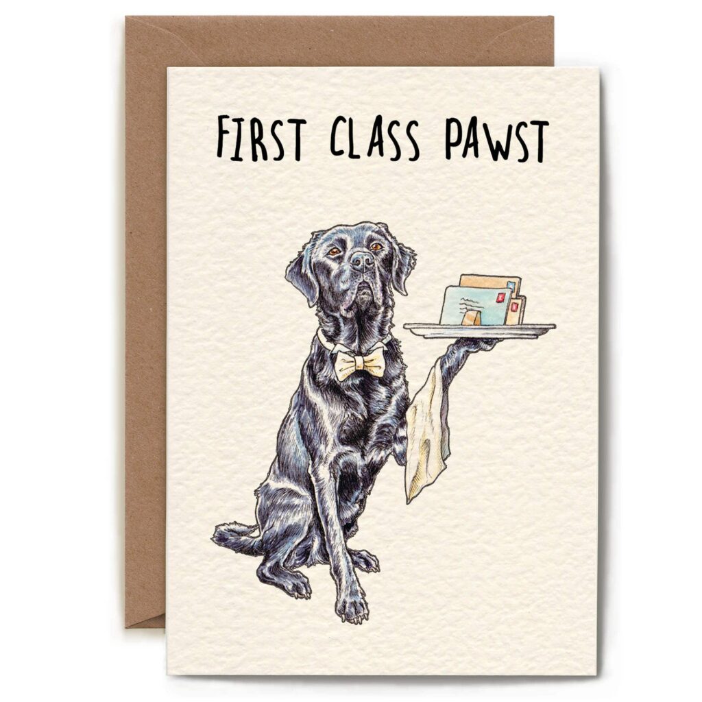 First Class Pawst Card from the Cinnamon Trust Charity Webshop | Make a difference with every purchase