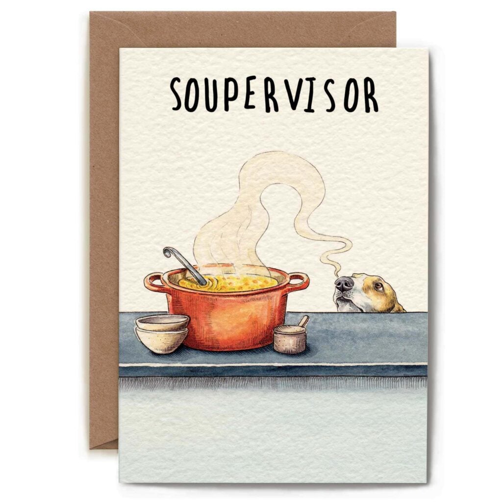 Soupervisor Card from the Cinnamon Trust Charity Webshop | Make a difference with every purchase