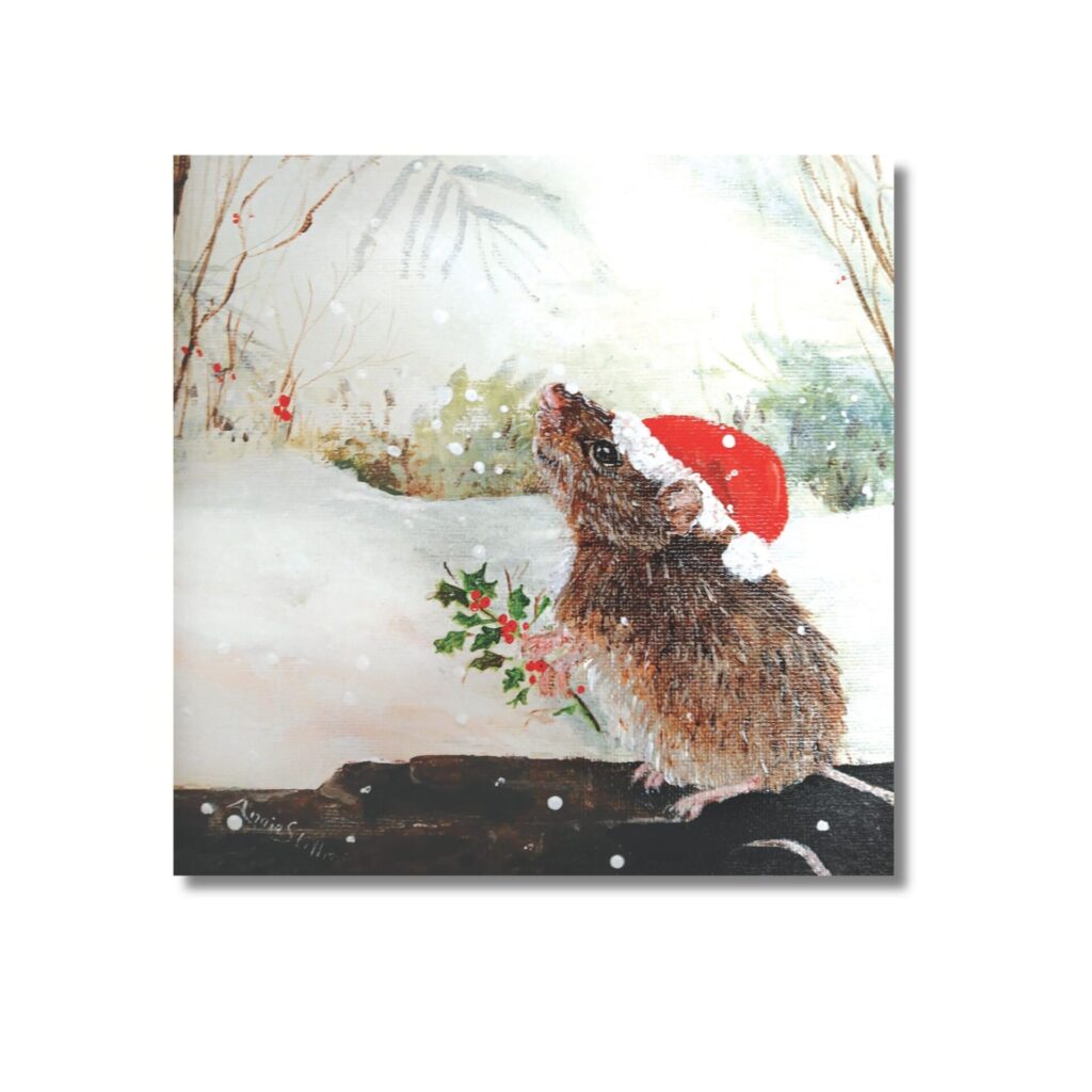 Christmas Mouse Card Pack from the Cinnamon Trust Charity Webshop | Make a difference with every purchase