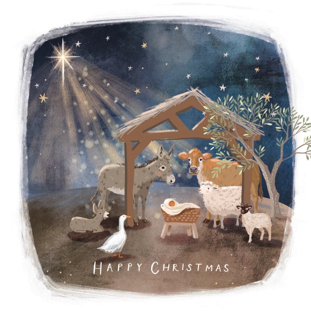 Away in a Manger Card Pack from the Cinnamon Trust Charity Webshop | Make a difference with every purchase