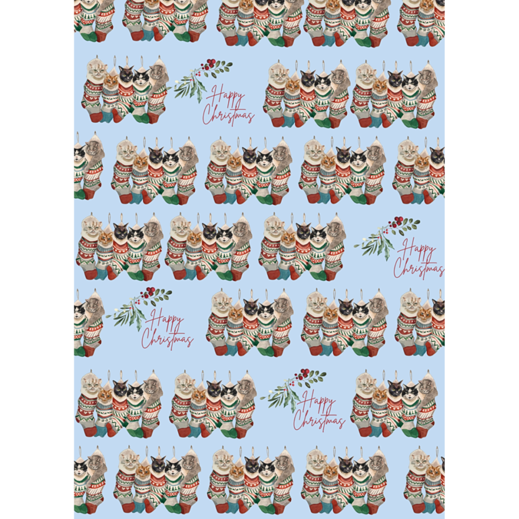 Christmas Stocking Wrap from the Cinnamon Trust Charity Webshop | Make a difference with every purchase