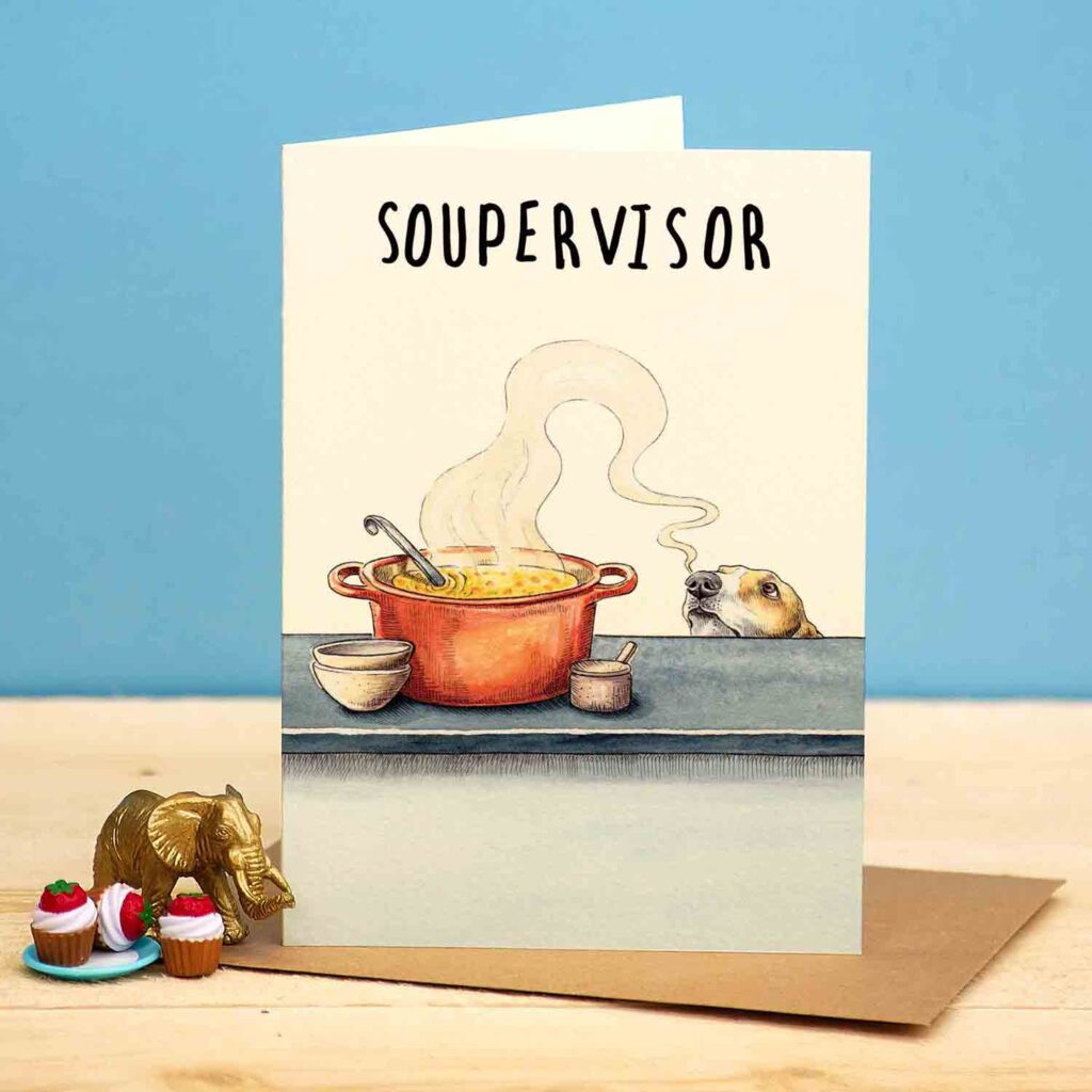 Soupervisor Card from the Cinnamon Trust Charity Webshop | Make a difference with every purchase