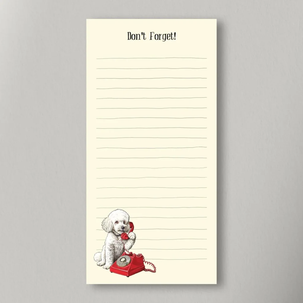 Don't forget Magnetic List Pad from the Cinnamon Trust Charity Webshop | Make a difference with every purchase