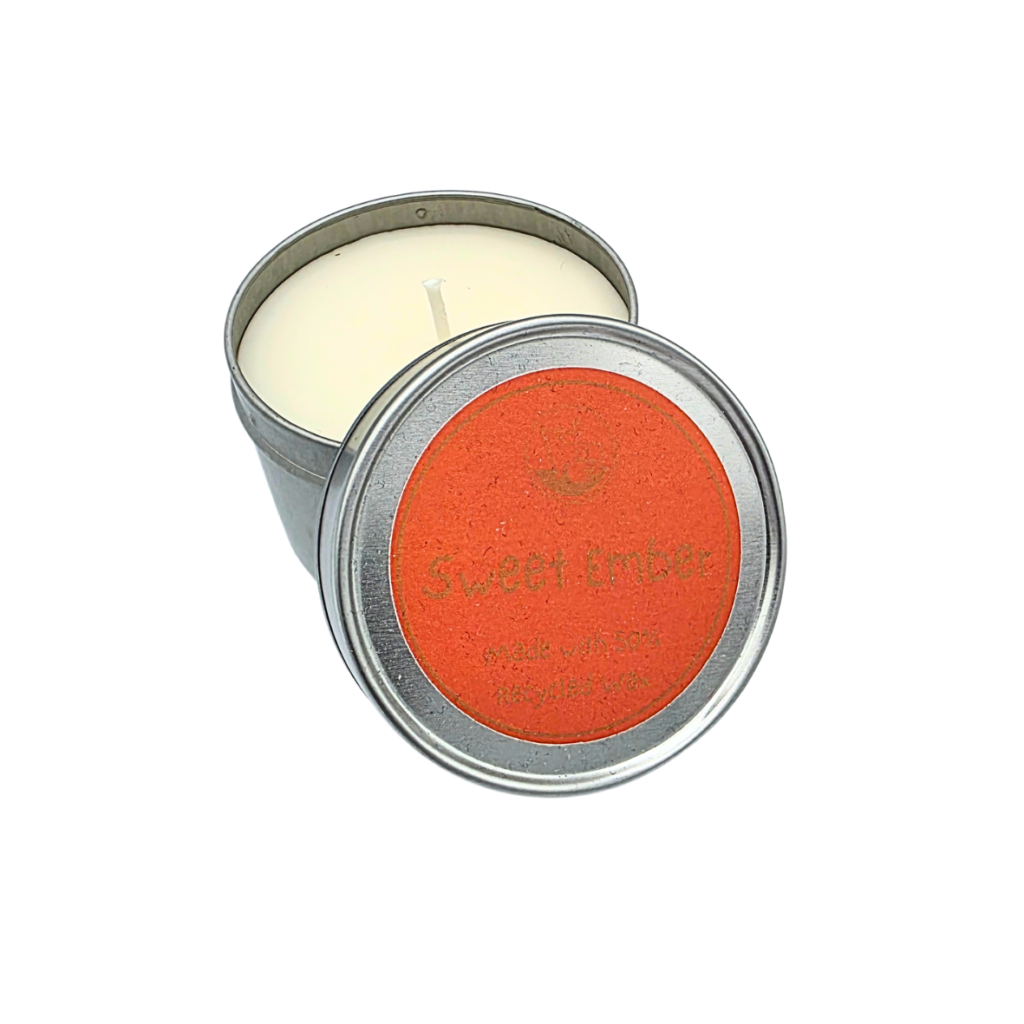 Sweet Ember Candle Tin from the Cinnamon Trust Charity Webshop | Make a difference with every purchase
