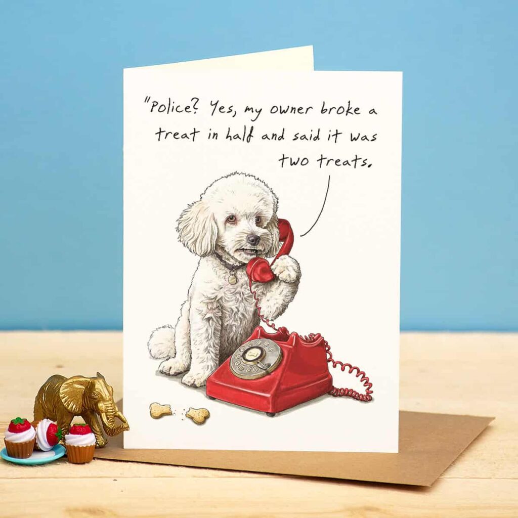 Treat Crime Card from the Cinnamon Trust Charity Webshop | Make a difference with every purchase