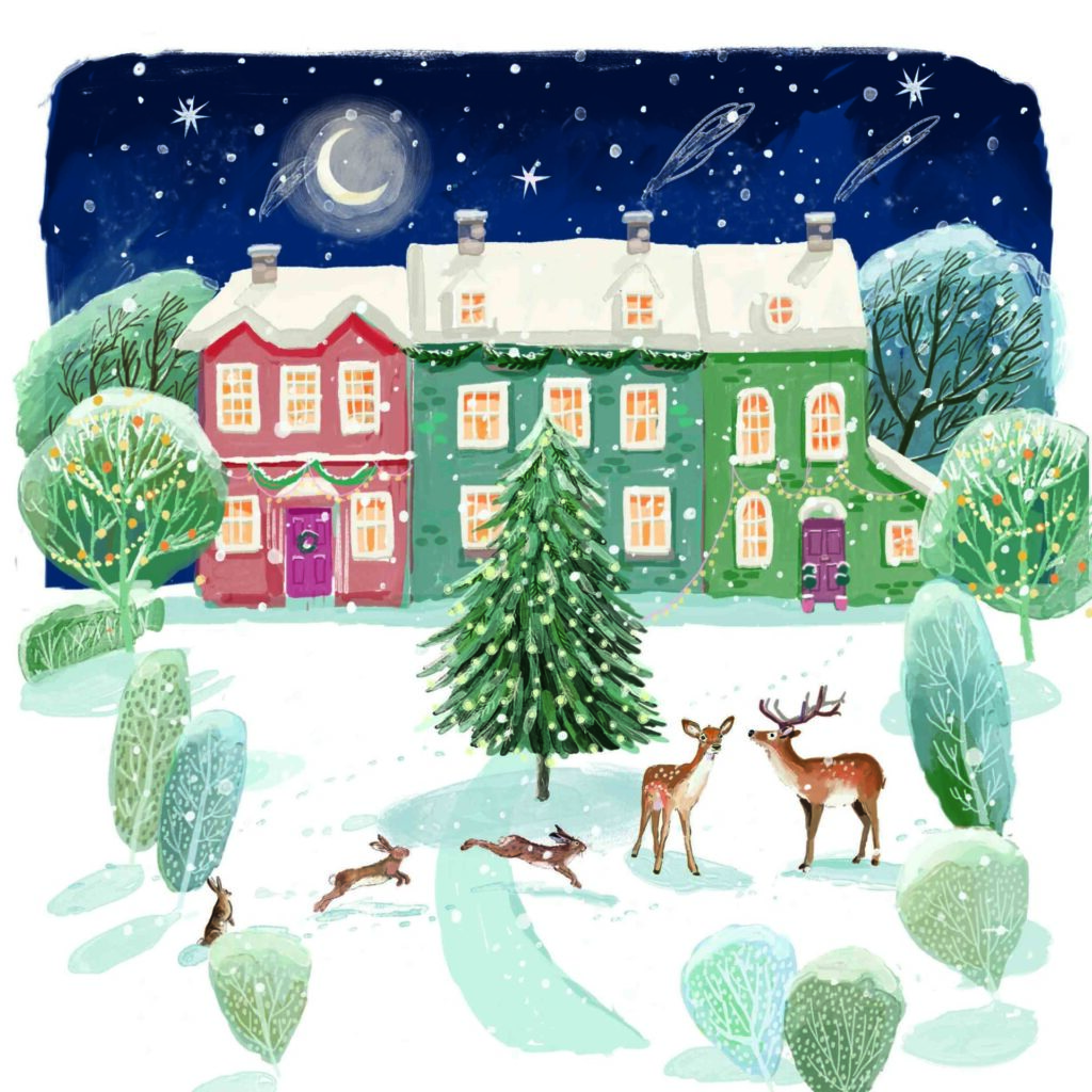 Winter Village Twin Pack from the Cinnamon Trust Charity Webshop | Make a difference with every purchase