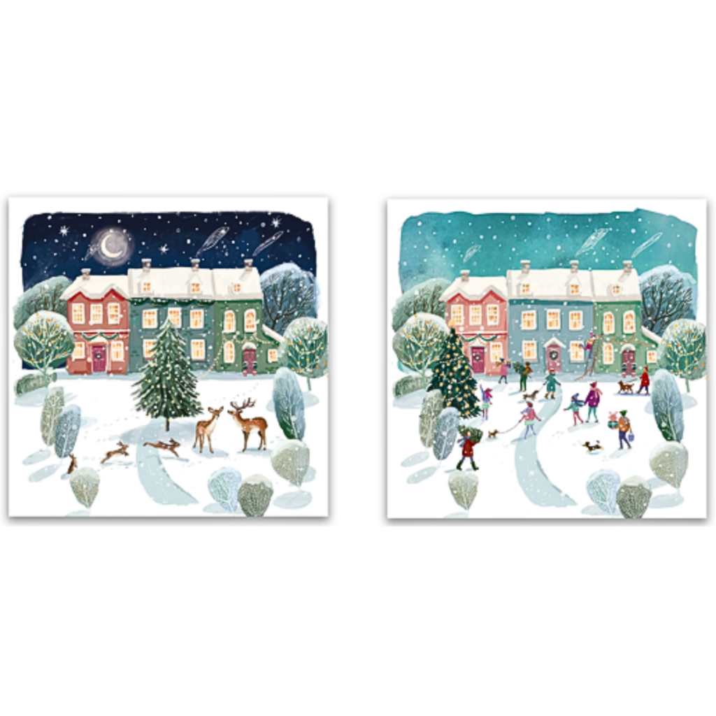 Winter Village Twin Pack from the Cinnamon Trust Charity Webshop | Make a difference with every purchase