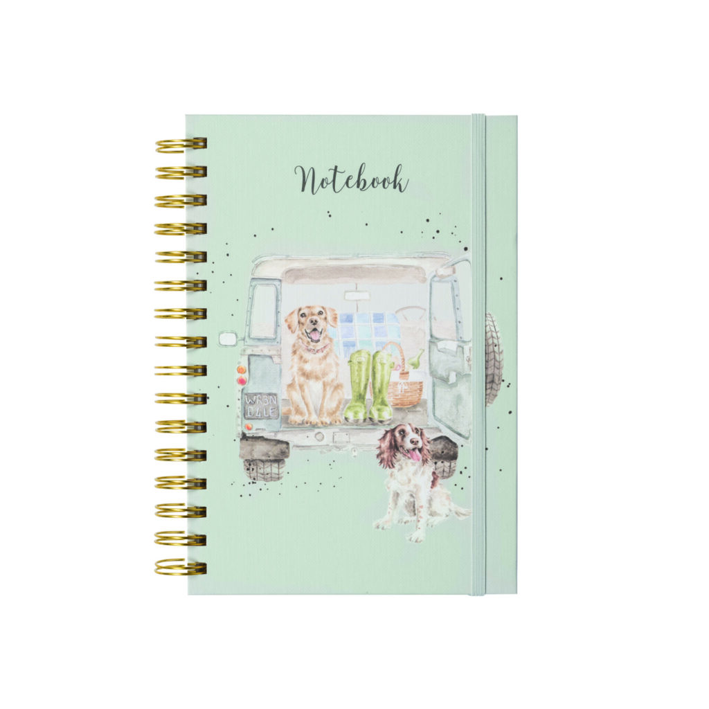 Paws for a Picnic A5 notebook from the Cinnamon Trust Charity Webshop | Make a difference with every purchase