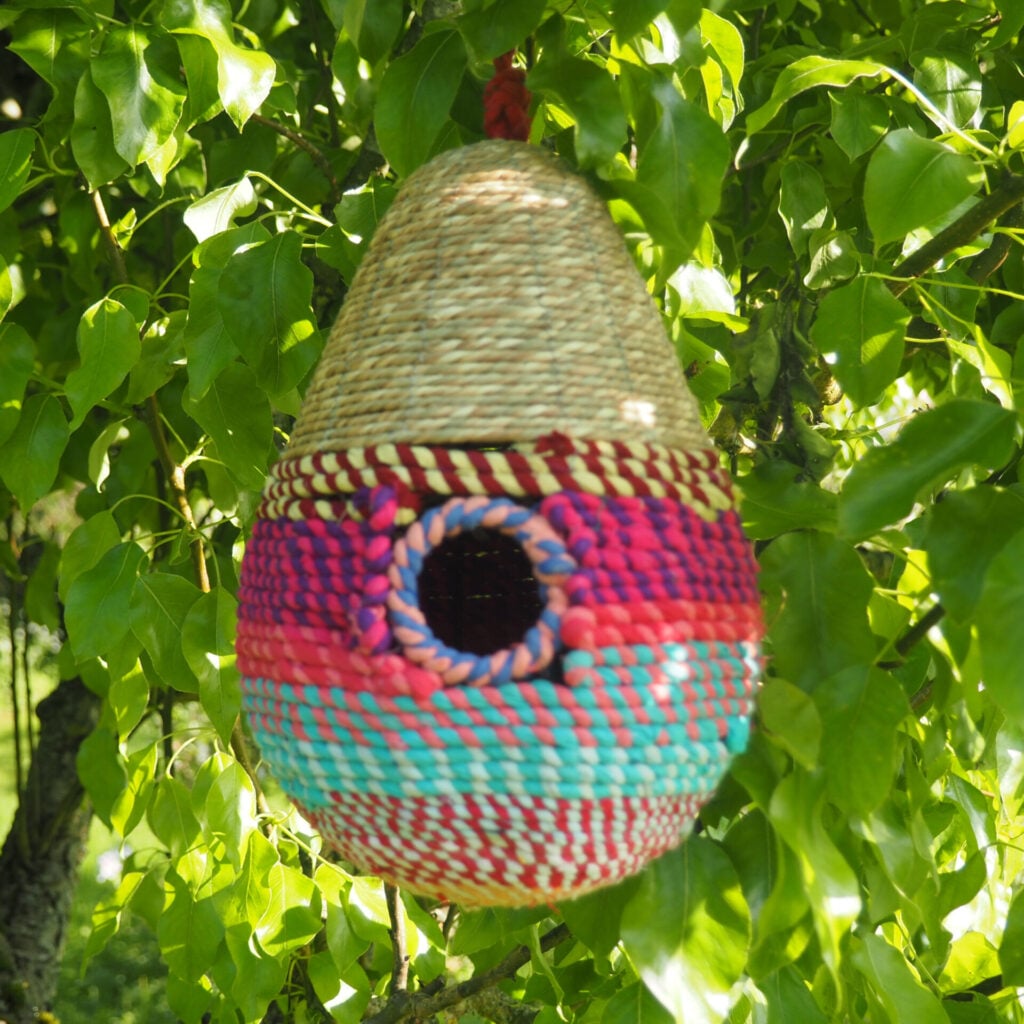 Hand Woven Bird House from the Cinnamon Trust Charity Webshop | Make a difference with every purchase