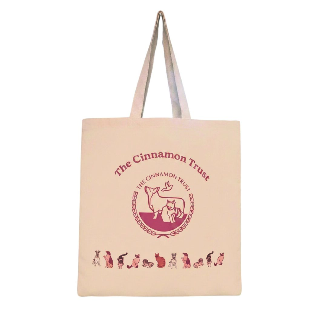 CT Canvas Tote from the Cinnamon Trust Charity Webshop | Make a difference with every purchase