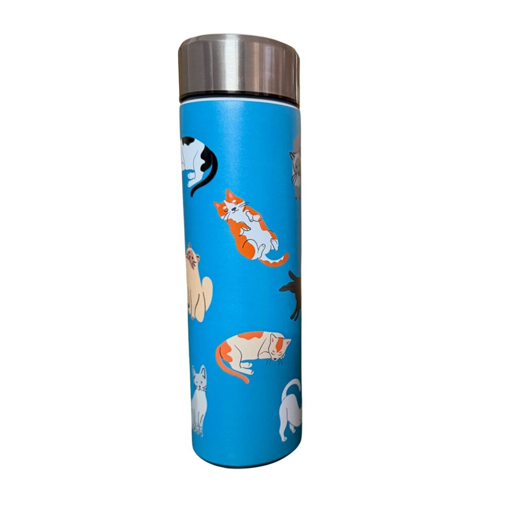 Thermal Bottle Cats from the Cinnamon Trust Charity Webshop | Make a difference with every purchase