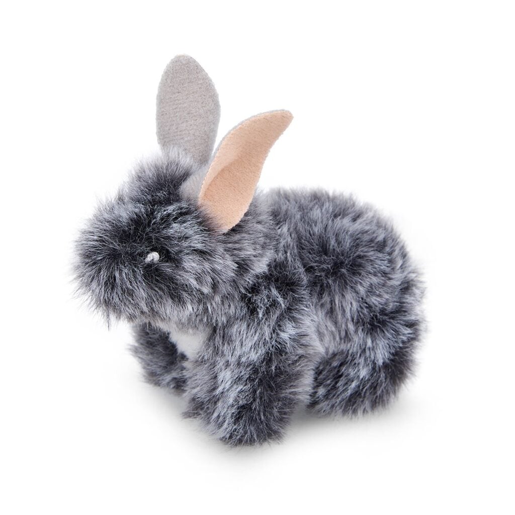 Catkins Baby Bunny Plush Cat Toy from the Cinnamon Trust Charity Webshop | Make a difference with every purchase