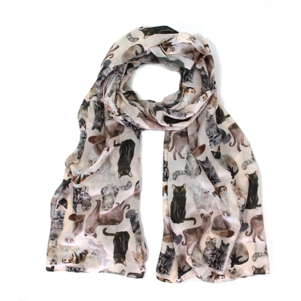 Cinnamon Trust Cat Scarf from the Cinnamon Trust Charity Webshop | Make a difference with every purchase
