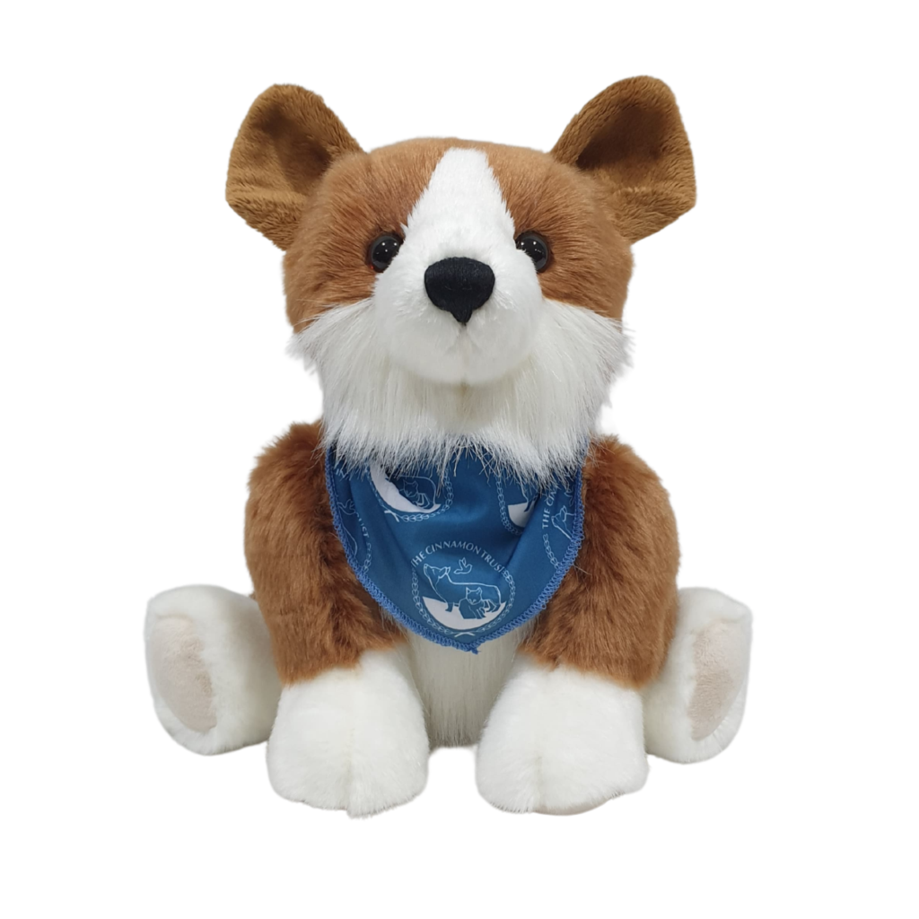Cinnamon Pup Plush Toy from the Cinnamon Trust Charity Webshop | Make a difference with every purchase