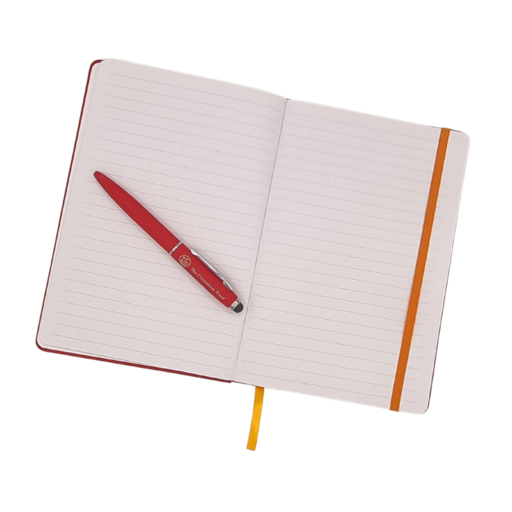 Corgi Notebook Red from the Cinnamon Trust Charity Webshop | Make a difference with every purchase