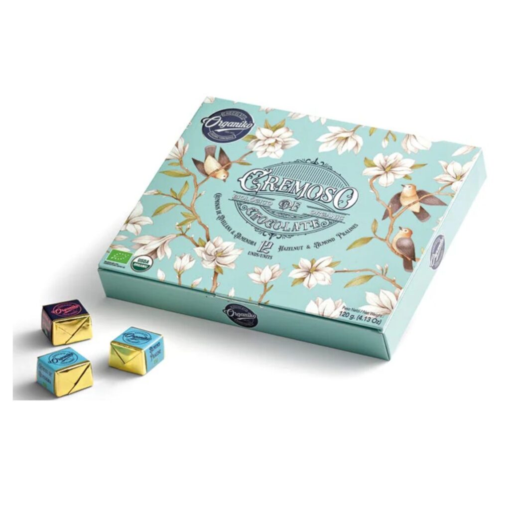 Cremoso Hazelnut & Almond Milk Chocolate Pralines from the Cinnamon Trust Charity Webshop | Make a difference with every purchase