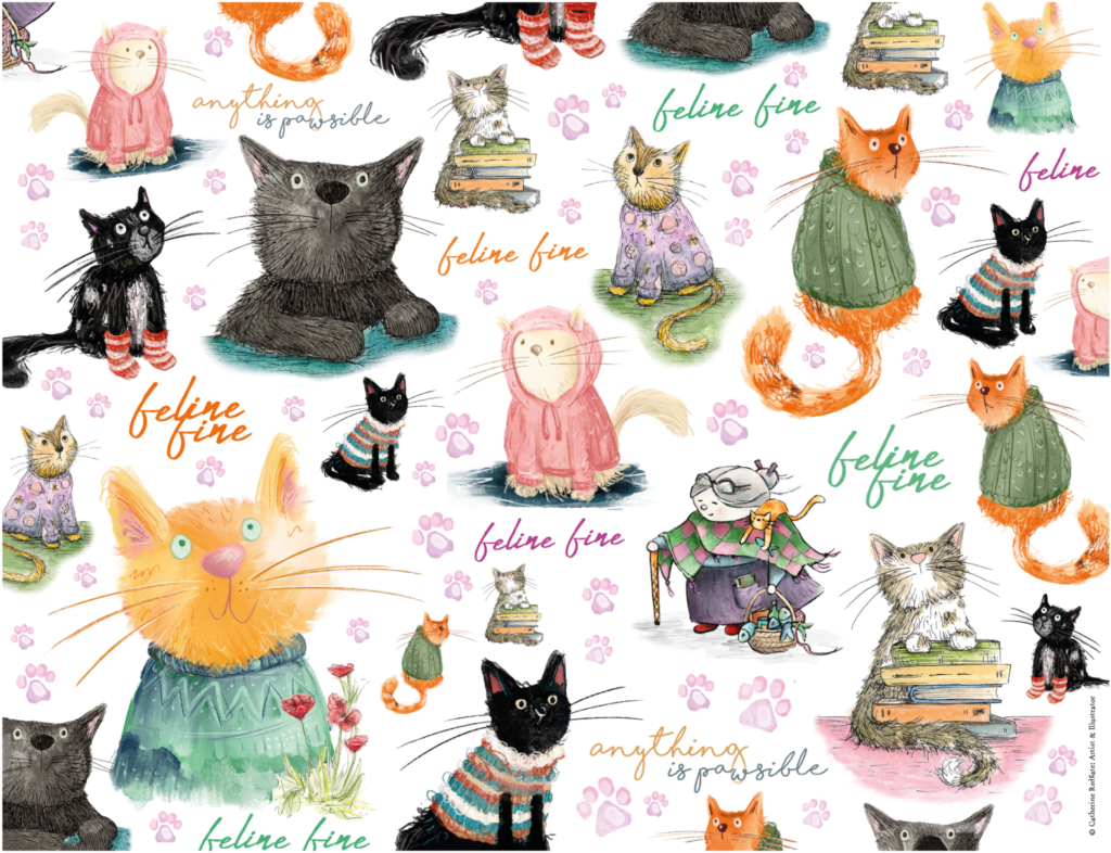 Feline Fine 500pc Jigsaw Puzzle from the Cinnamon Trust Charity Webshop | Make a difference with every purchase