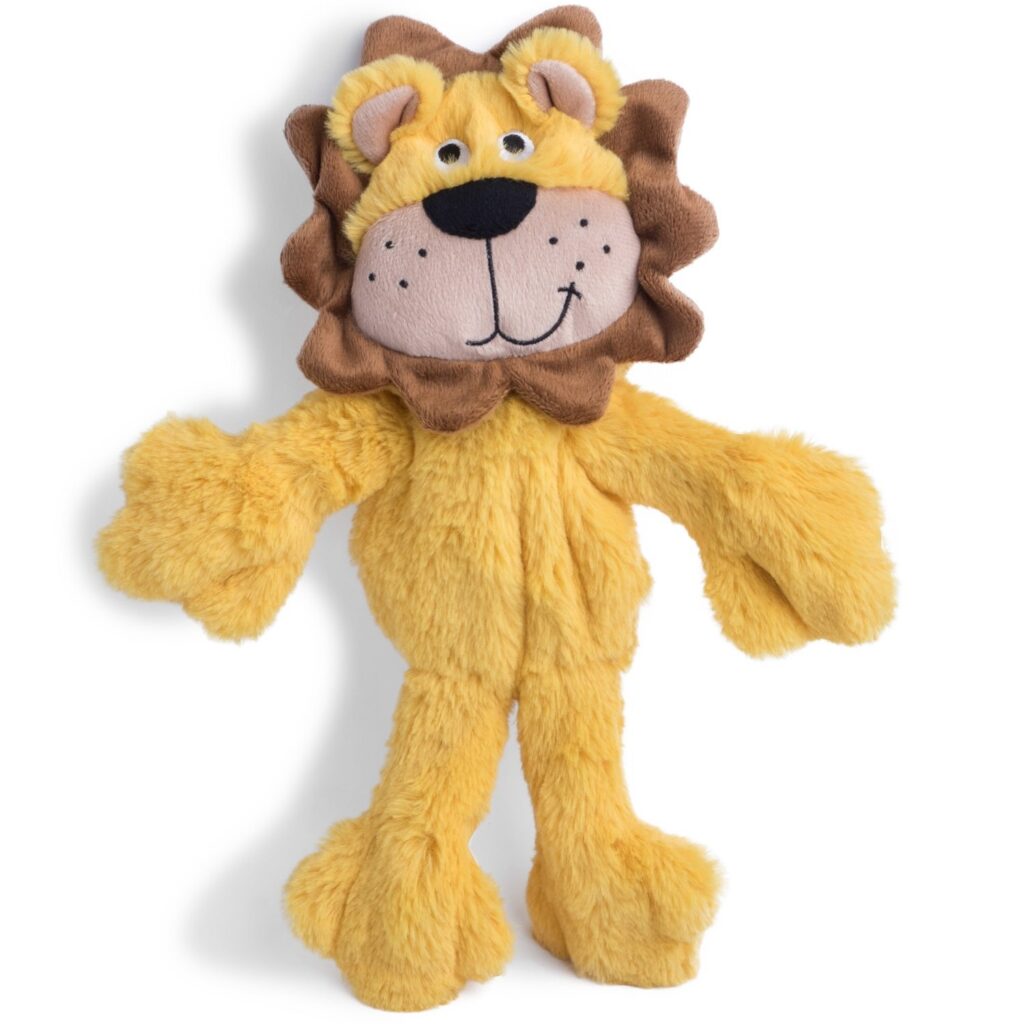 Lucas Lion Dog Toy from the Cinnamon Trust Charity Webshop | Make a difference with every purchase
