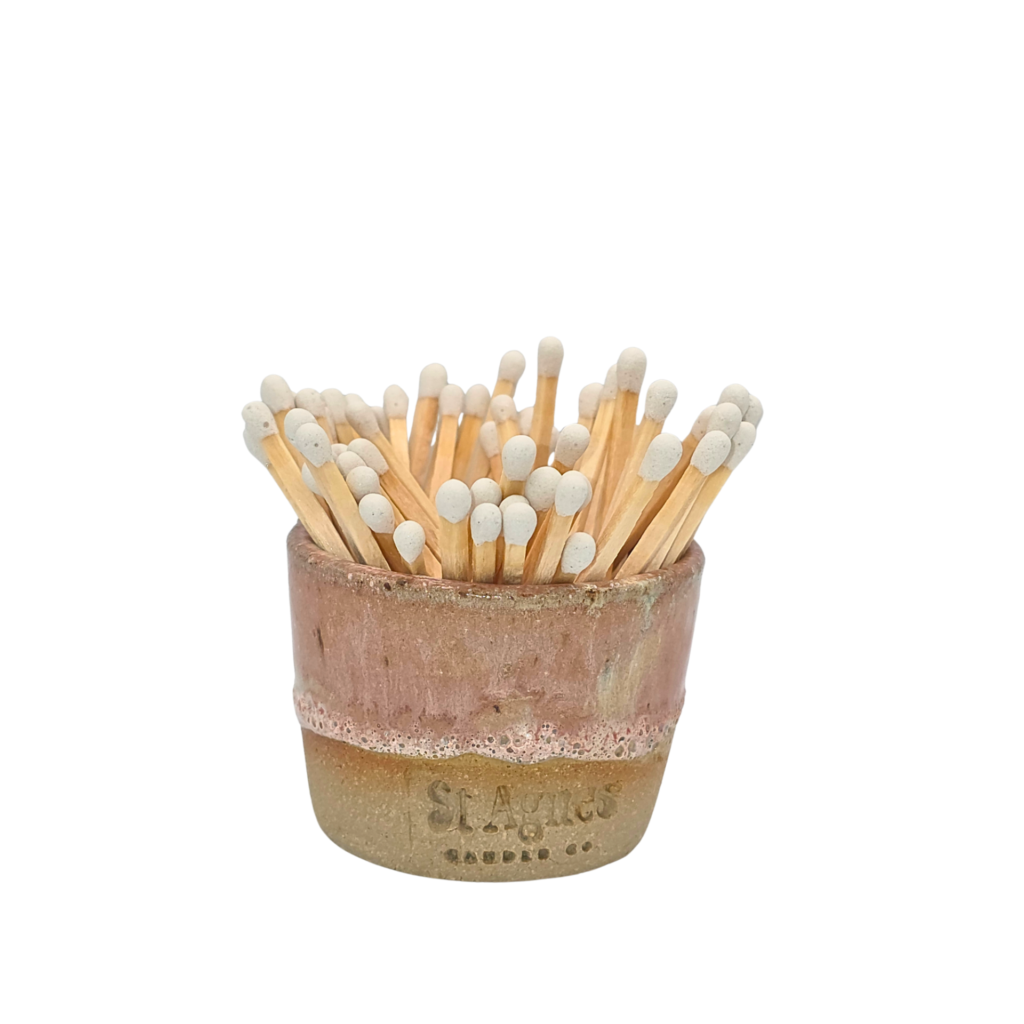Match Pot & Matches Blush from the Cinnamon Trust Charity Webshop | Make a difference with every purchase