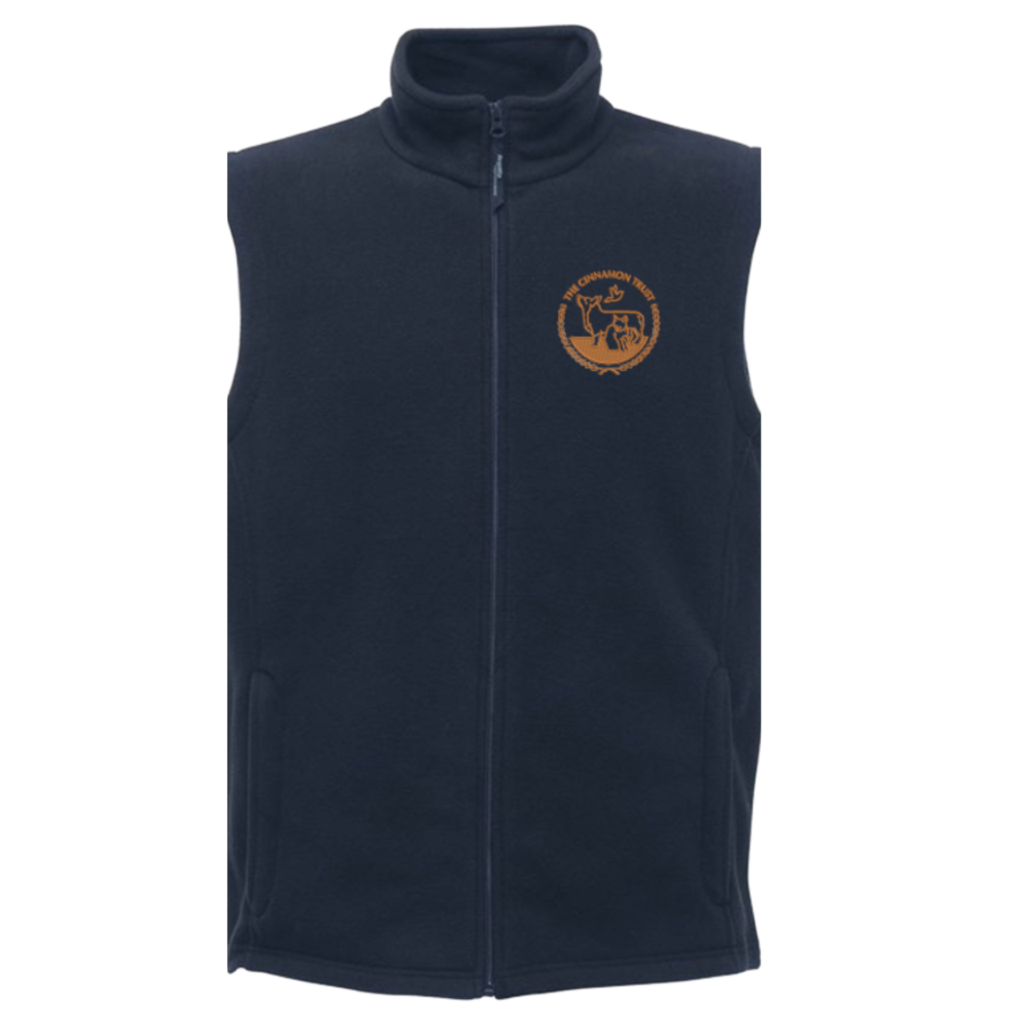Cinnamon Trust Fleece Bodywarmer from the Cinnamon Trust Charity Webshop | Make a difference with every purchase
