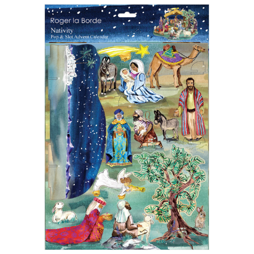 Pop & Slot Nativity Advent Calendar from the Cinnamon Trust Charity Webshop | Make a difference with every purchase