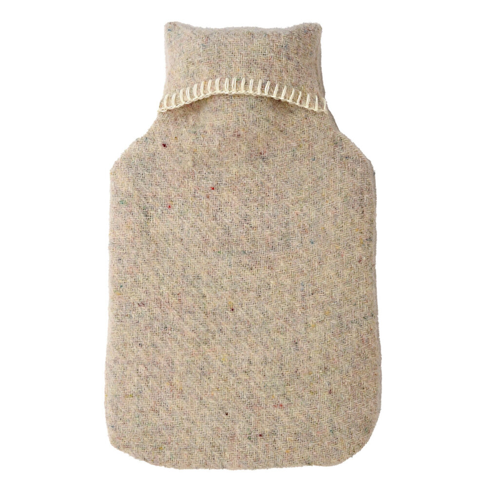 Recycled Wool Hot Water Bottle Latte from the Cinnamon Trust Charity Webshop | Make a difference with every purchase
