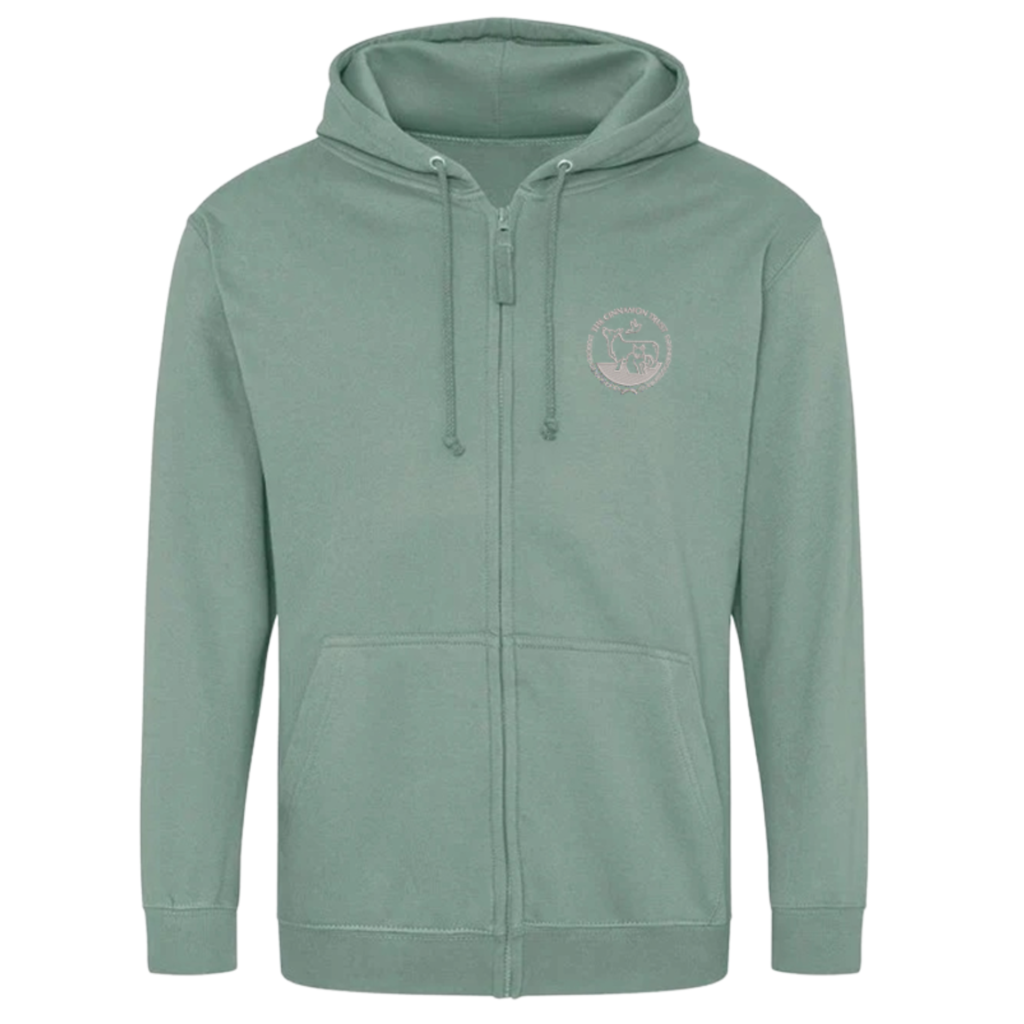 Cinnamon Trust Zip Hoodie from the Cinnamon Trust Charity Webshop | Make a difference with every purchase