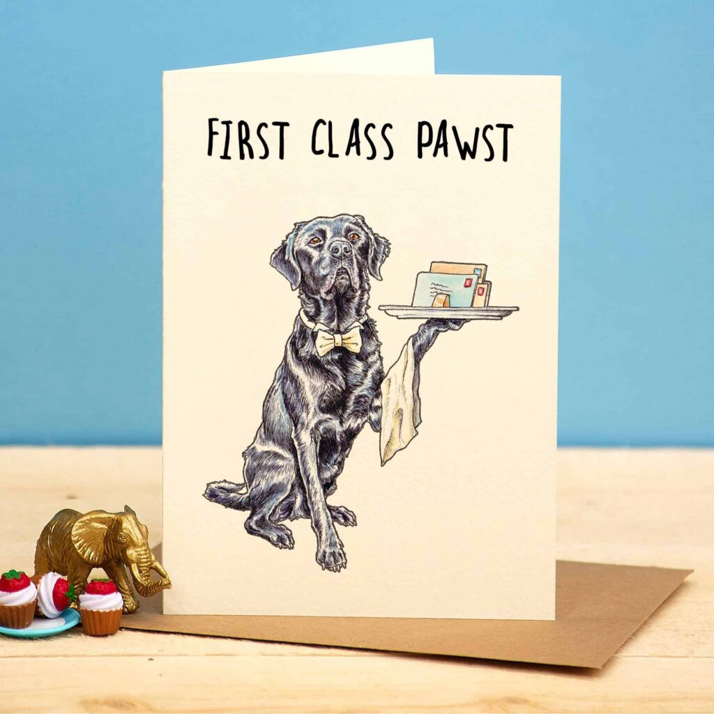 First Class Pawst Card from the Cinnamon Trust Charity Webshop | Make a difference with every purchase