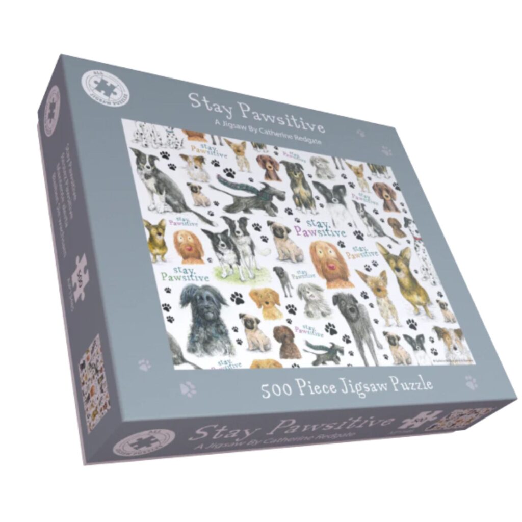 Stay Pawsitive 500pc Jigsaw Puzzle from the Cinnamon Trust Charity Webshop | Make a difference with every purchase