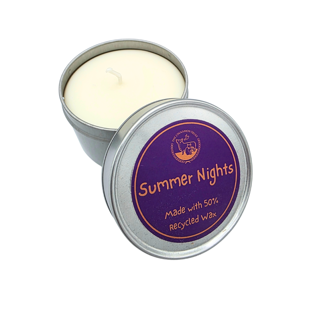 Summer Nights Candle Tin from the Cinnamon Trust Charity Webshop | Make a difference with every purchase