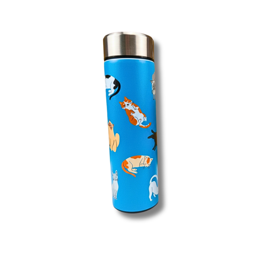 Thermal Bottle Cats from the Cinnamon Trust Charity Webshop | Make a difference with every purchase