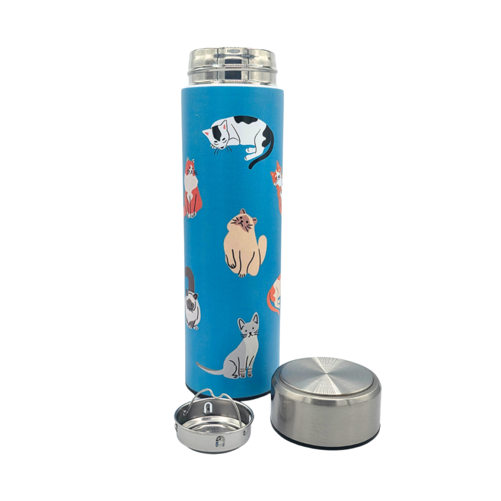 Thermal Bottle Cats from the Cinnamon Trust Charity Webshop | Make a difference with every purchase