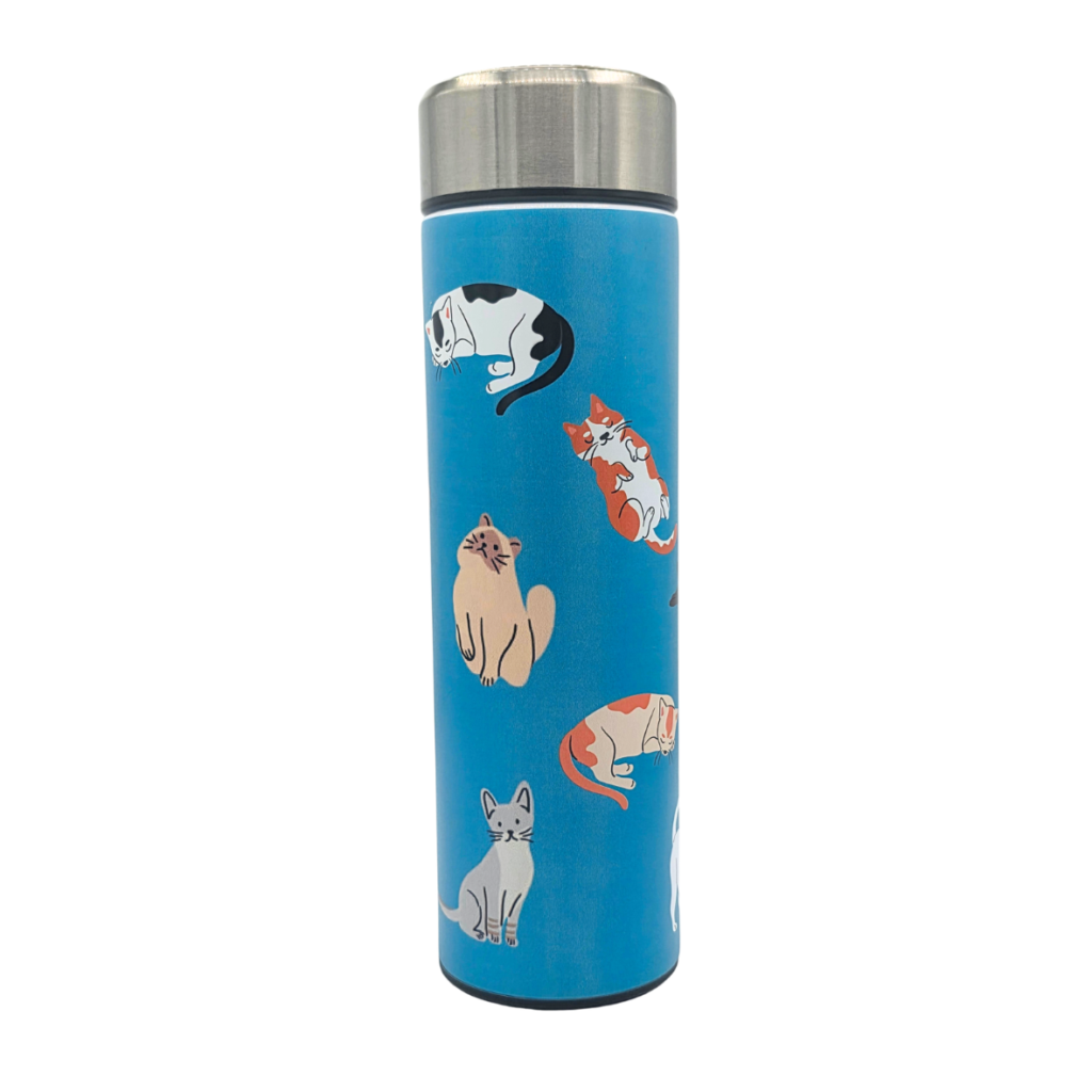 Thermal Bottle Cats from the Cinnamon Trust Charity Webshop | Make a difference with every purchase